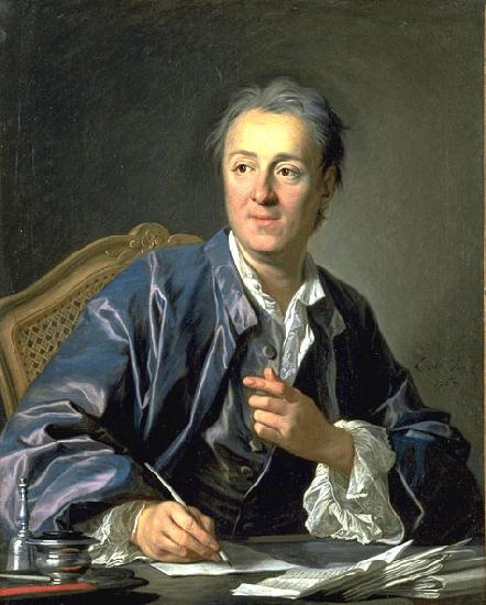 unknow artist Portrait of Denis Diderot oil painting image